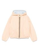 Giubbino Laurette per bambina K Way Kids rosa con cappuccio ampio K41337W AZM K-WAY KIDS 