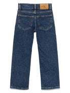 Jeans per bambino Calvin Klein Kids in denim con design a cinque tasche IB0IB02301 1AA CALVIN KLEIN KIDS 