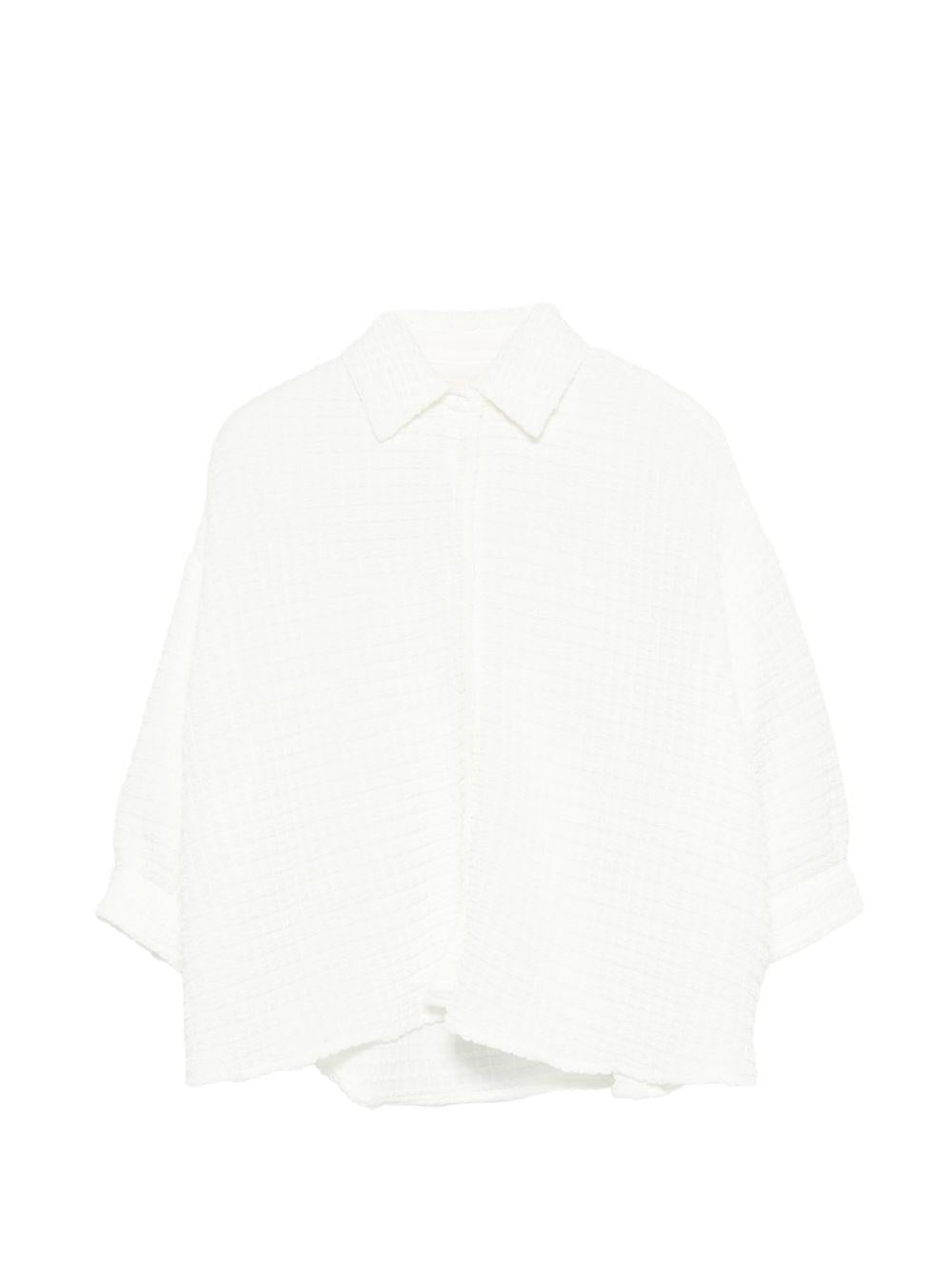 Camicia per bambina Douuod Kids bianca con colletto classico DY5B10 U0267 100 DOUUOD 