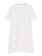 Abito per bambina Bonpoint bianco con tasca sul petto C06GDRK00001 257A BONPOINT 