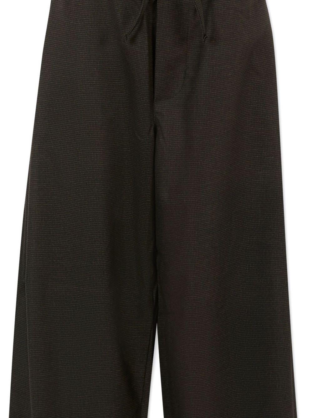 Pantaloni per bambino Laneus Kids marrone con chiusura a coulisse F5LKJUPA102 920 LANEUS 