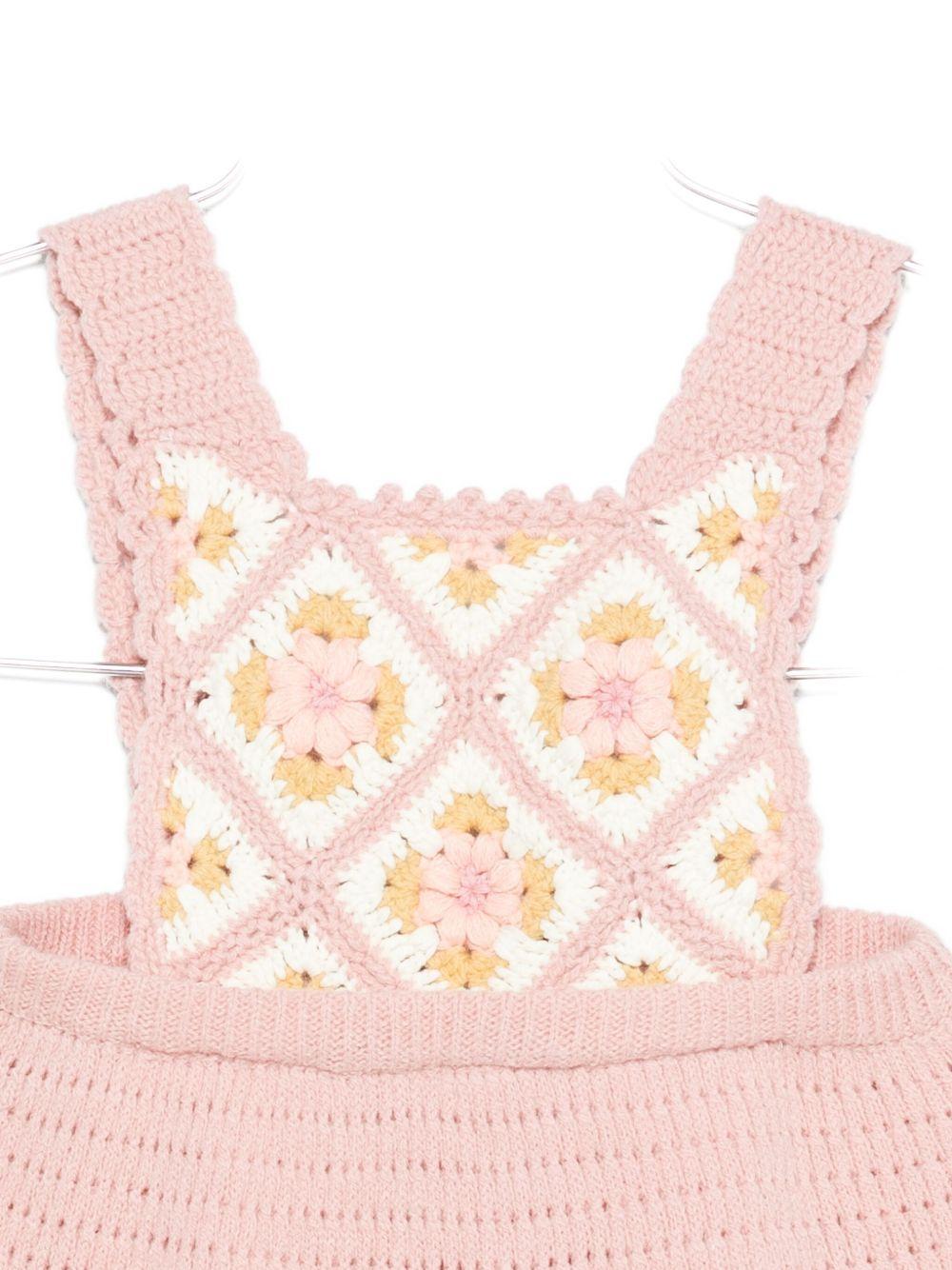 Abito per bambina Louise Misha rosa in crochet GRC-W25-S0031 BLUSH LOUISE MISHA 
