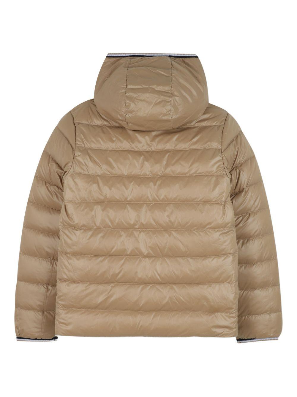 Giubbino per bambino Boss Kids beige con design reversibile J52398 21C BOSS KIDS 