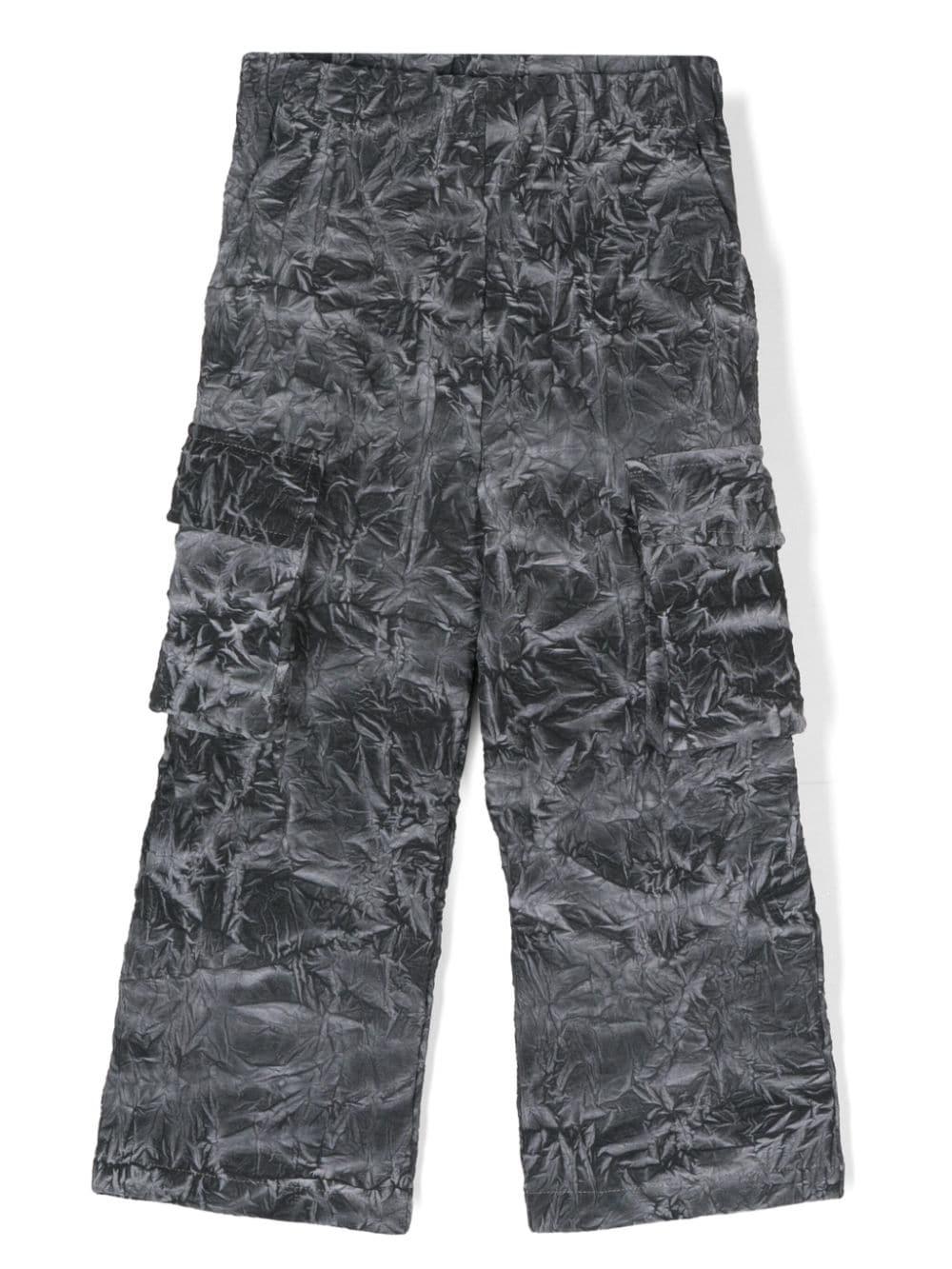Pantaloni Patrick grigio per bambina con effetto stropicciato Douuod Kids DV6Q10 J0446 929 DOUUOD 