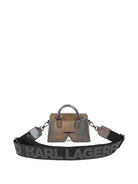 Borsa tote per bambina Karl Lagerfeld Kids nero iridescente Z31014 09B KARL LAGERFELD KIDS 