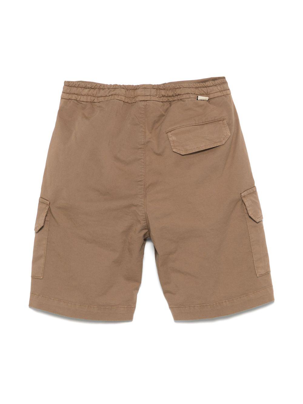 Cargo corti per bambino Paolo Pecora Kids marrone con due tasche laterali oblique PP3995 BEIGE PAOLO PECORA KIDS 