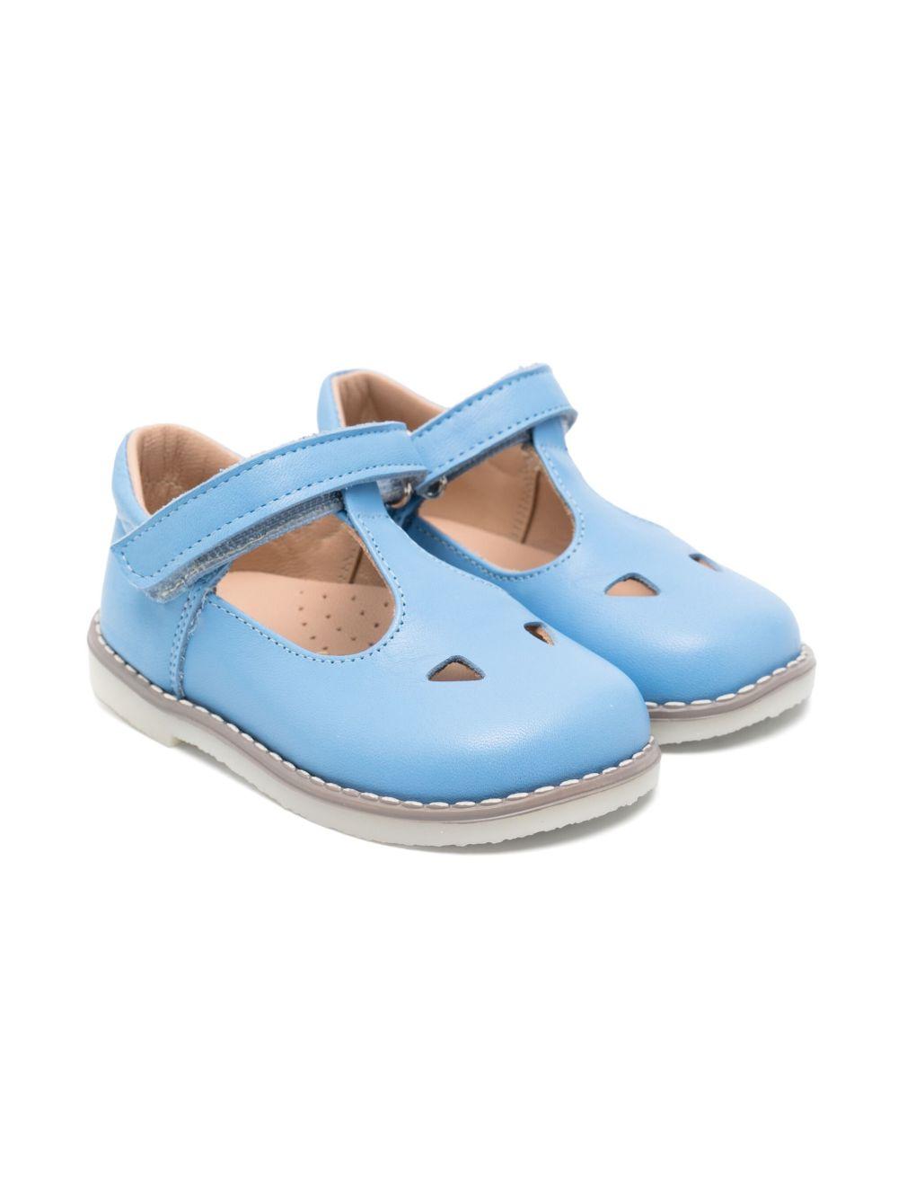 Scarpine per bambino Eli1957 azzurro con chiusura laterale a strappo 8865AJ TOUS ElI 
