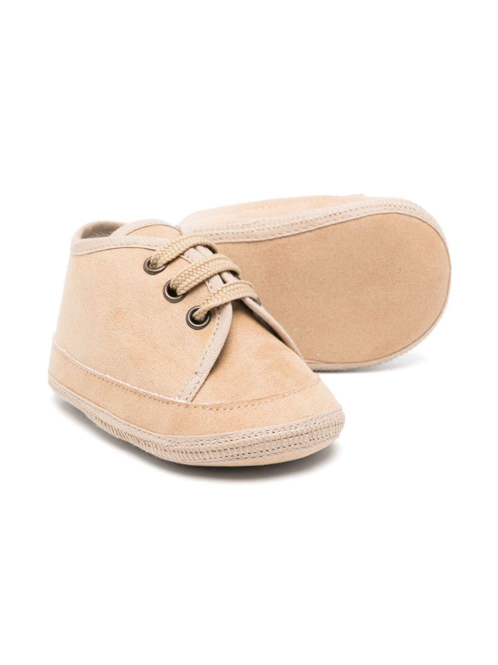 Sneakers in suede per neonato Colorichiari beige con punta tonda MN9578791618 27 COLORICHIARI 