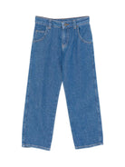 Pantaloni per bambino Emporio Armani Kids denim con passanti EB000935 AF21778 MB002 EMPORIO ARMANI KIDS 