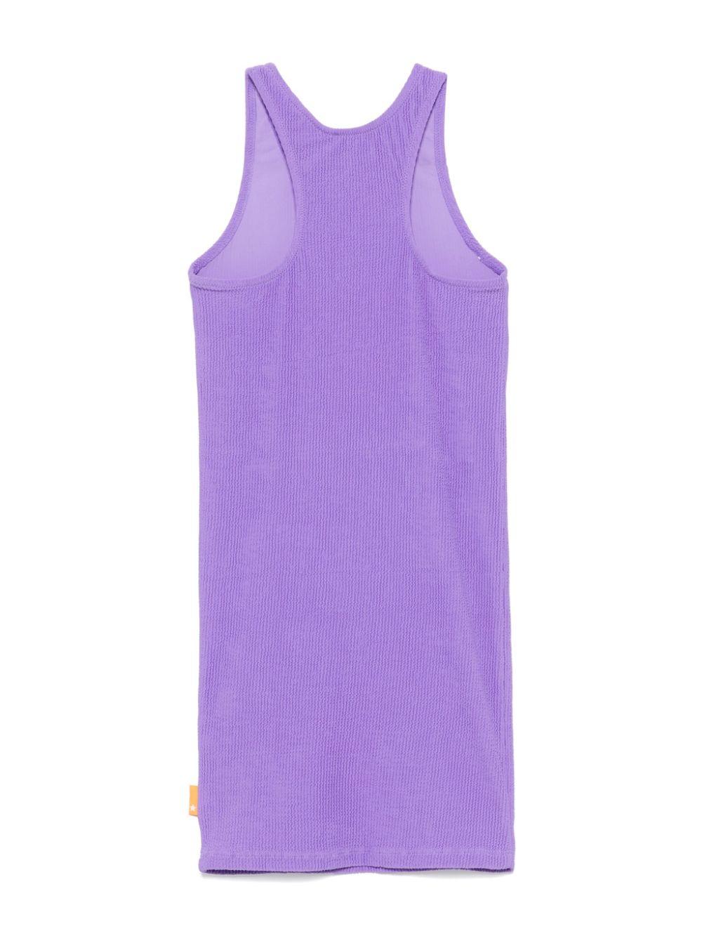 Abito per bambina Molo Cailey viola con mini logo sul lato 2S25E101 5403 MOLO 
