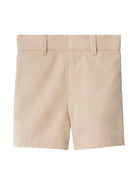 Shorts per neonato Burberry Kids beige con motivo con ricamo Equestrian Knight sul retro 8093112 A2015 BURBERRY KIDS 