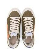 Sneakers per bambino Golden Goose Kids x Bonpoint verde con applicazione laterale a stella W04BSNL00002 046 GOLDEN GOOSE KIDS 