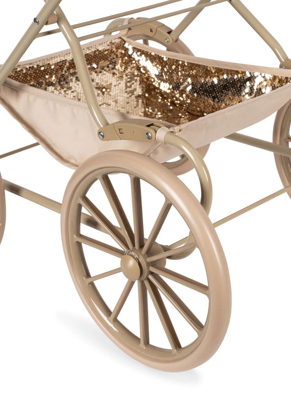 Carrozzina per bambole per bambina Konges Slojd oro in stile vintage KS103985 901641287565 KONGES SLOJD 