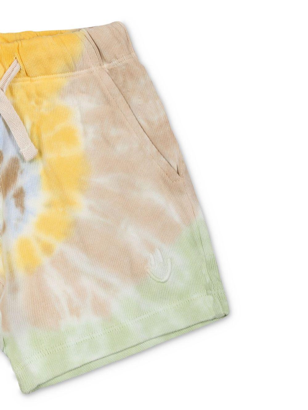 Shorts Simms per neonato Molo multicolor con stampa tie dye 6S25H109 9309 MOLO 