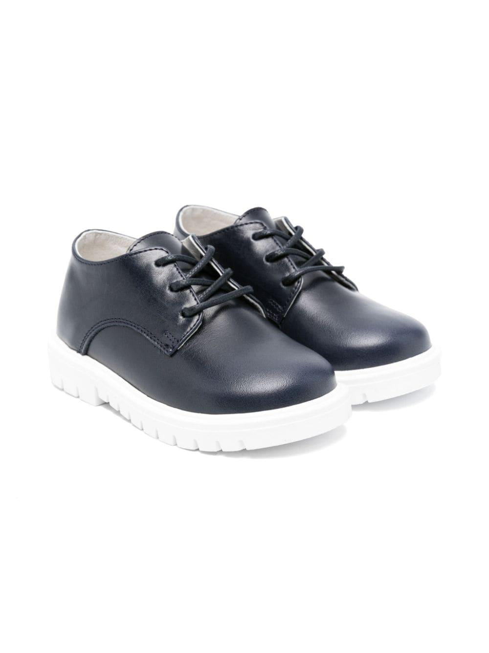 Sneakers in pelle PB5282 BLUE BABYWALKER 
