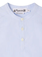 T-shirt Cesari per neonato Bonpoint azzurro con scollo rotondo S05YSHW00014 315 BONPOINT 