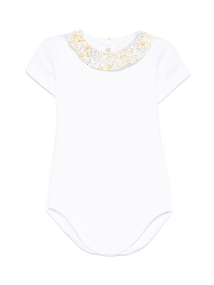 Mariella Ferrari white baby girl bodysuit with ruffles