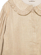 Camicia Suzei per bambina Donsje beige con tessuto mosso 4088900 00058 DONSJE 