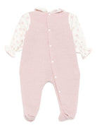 Tutina per neonata La Stupenderia rosa con stampa floreale 1TBTT08 M48 LA STUPENDERIA 