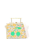 Borsa a spalla a fiori per bambina Bonpoint giallo con tracolla regolabile S05GBAW00013 534B BONPOINT 