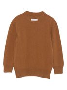 Maglione per bambino Laneus Kids marrone con girocollo F5LKJUJP038 178 LANEUS 