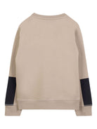 Felpa per bambino Hugo Kids beige con design color-block G00449 P90 Hugo 