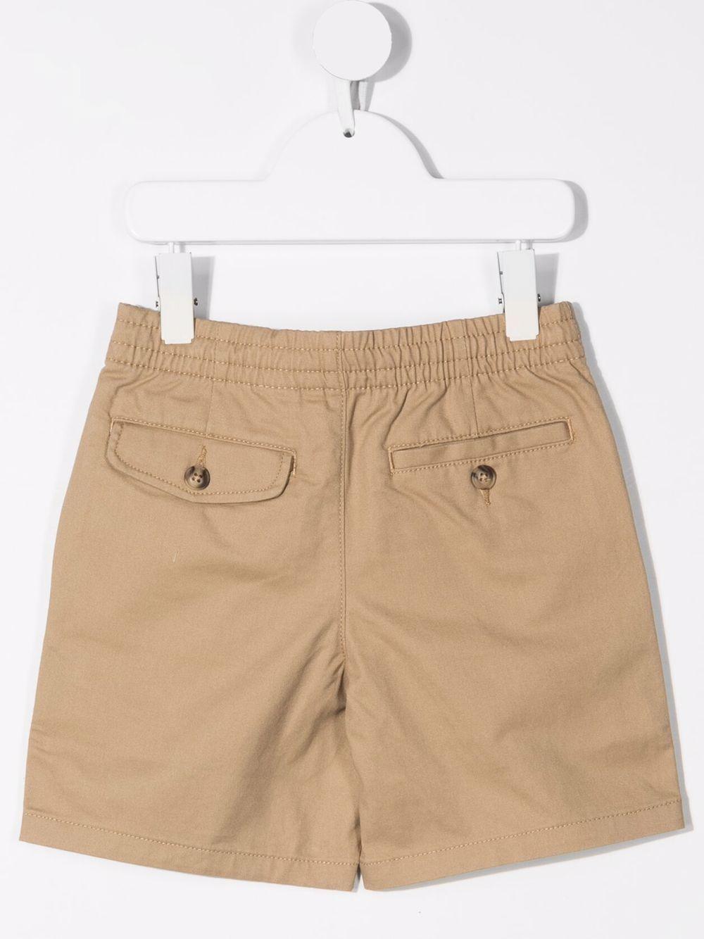 Shorts cargo per bambino Ralph Lauren Kids beige con tasce posteriori 855350 002 Ralph Lauren kids 