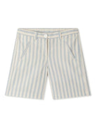 Shorts per bambina Bonpoint azzurro a righe S05GBEW00011 210 BONPOINT 