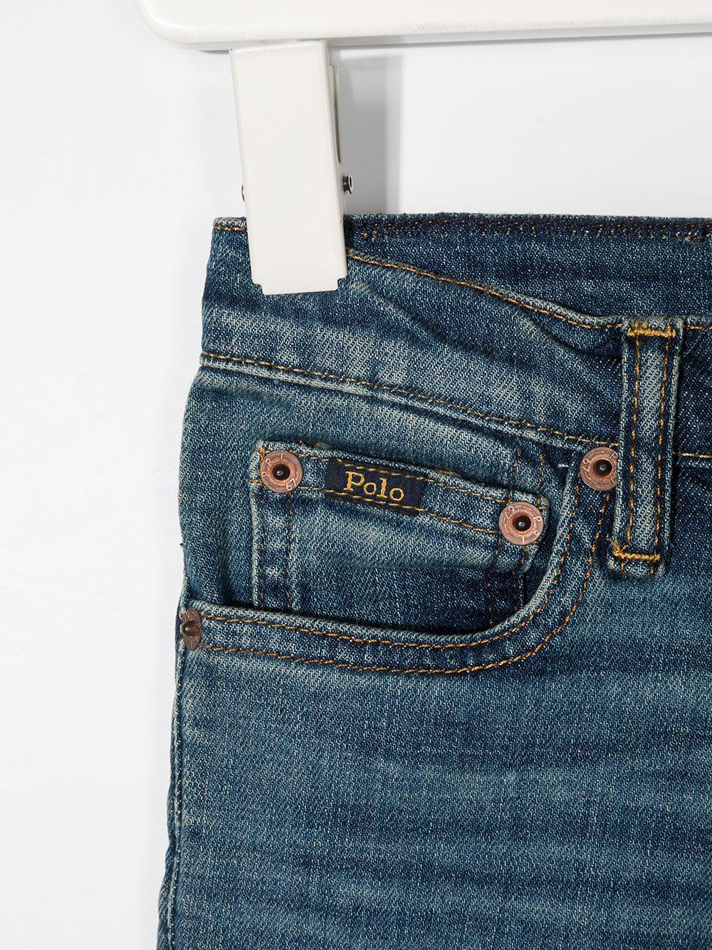 Jeans dritti per bambino Ralph Lauren Kids in denim modello con vita media 759991 001 Ralph Lauren kids 