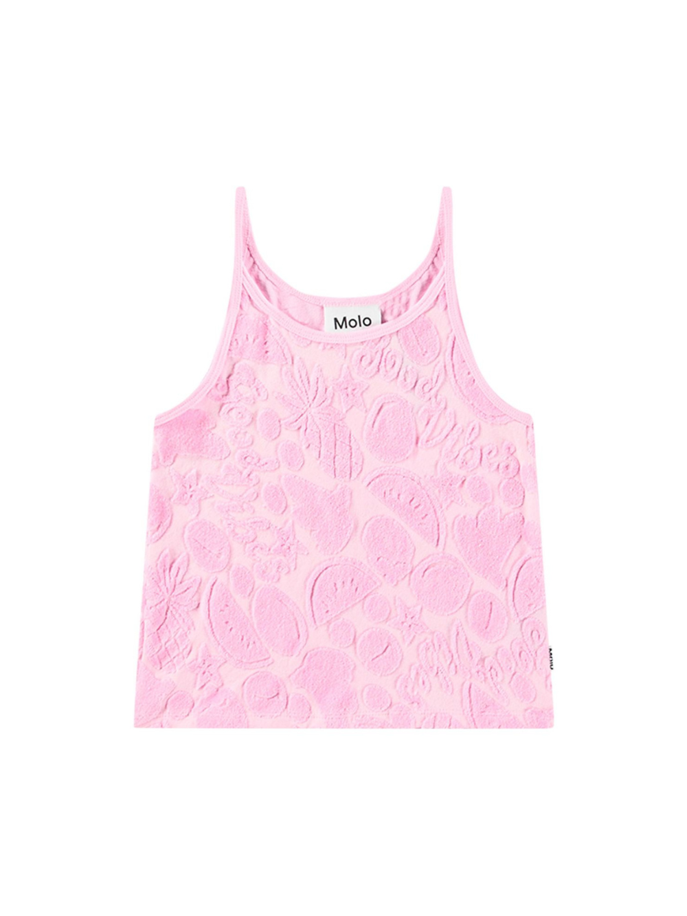Top per bambina Molo rosa con stampa grafica all-over 2S25A103 9256 MOLO 