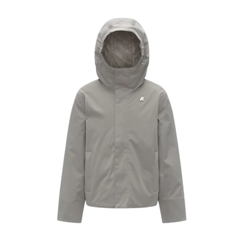 Giubbotto P. Jacko Twill Marmotta per bambino K-Way Kids grigio con imbottitura leggera K1128FW BBU K-WAY KIDS 