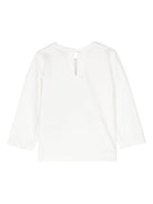 T-shirt bianca per neonata con stampa grafica con cuore Monnalisa 31D624 4203 0001 MONNALISA 