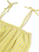 Top per bambina Bobo Choses giallo con motivo a quadri B125AC028 991 BOBO CHOSES 