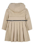 Trench per bambina Givenchy Kids beige con colletto leopardato H30986 20P GIVENCHY KIDS 