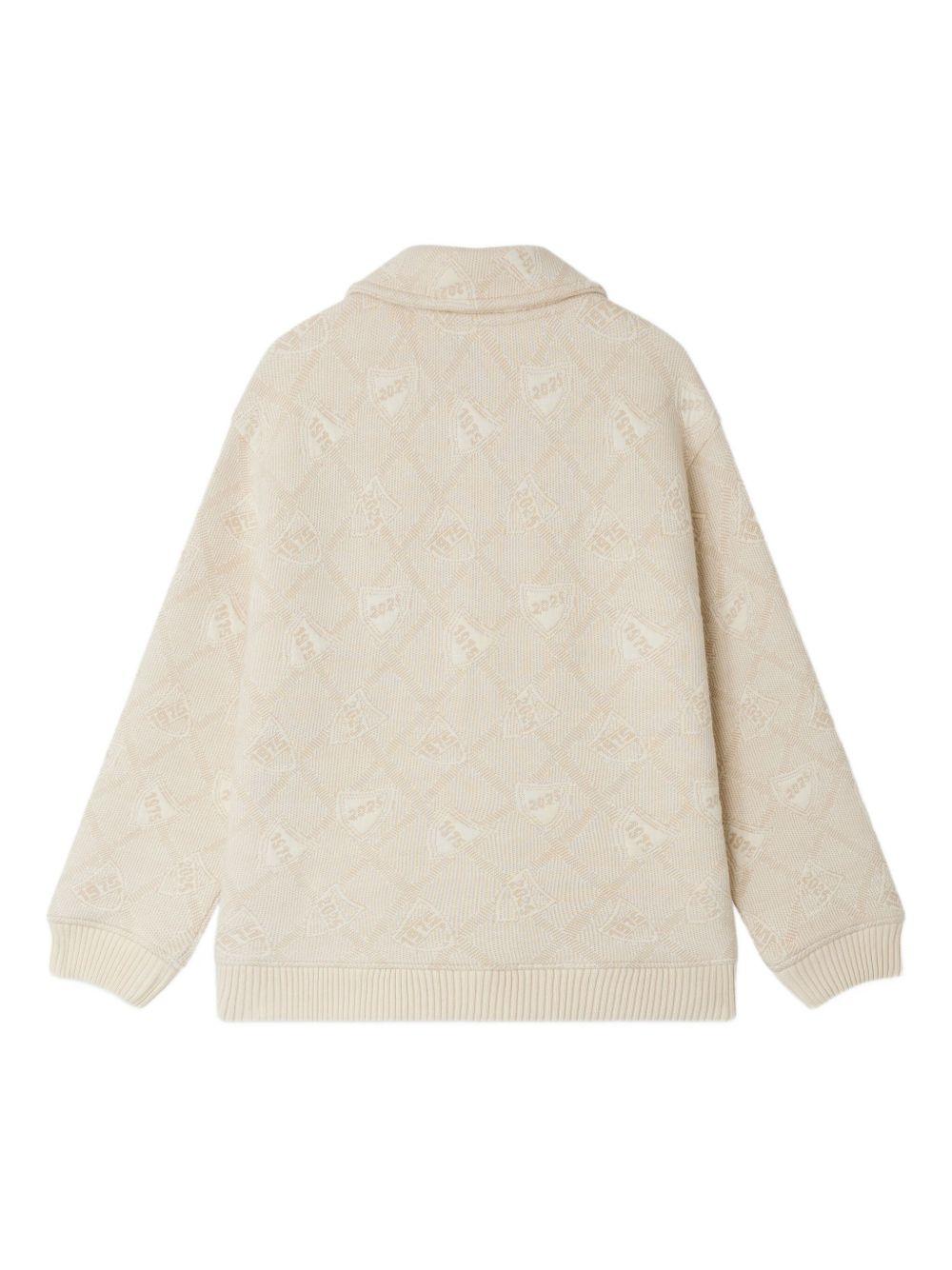 Giacca per bambino Bonpoint beige con ricamo logo W05BJAK00001 909 BONPOINT 