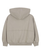 Felpa per bambina Chloé Kids grigia con zip e cappuccio C20637 63A CHLOE' KIDS 