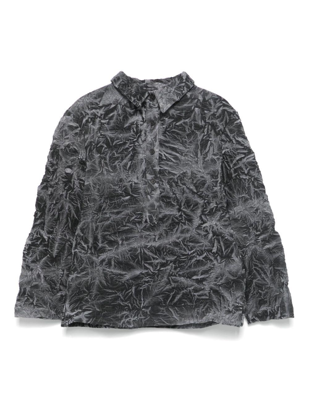 Camicia per bambina Douuod Kids grigio con effetto stropicciato DV5P30 J0446 929 DOUUOD 