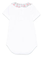 Body per neonata Mariella Ferrari bianco con ruches CAE5 034 MARIELLA FERRARI 