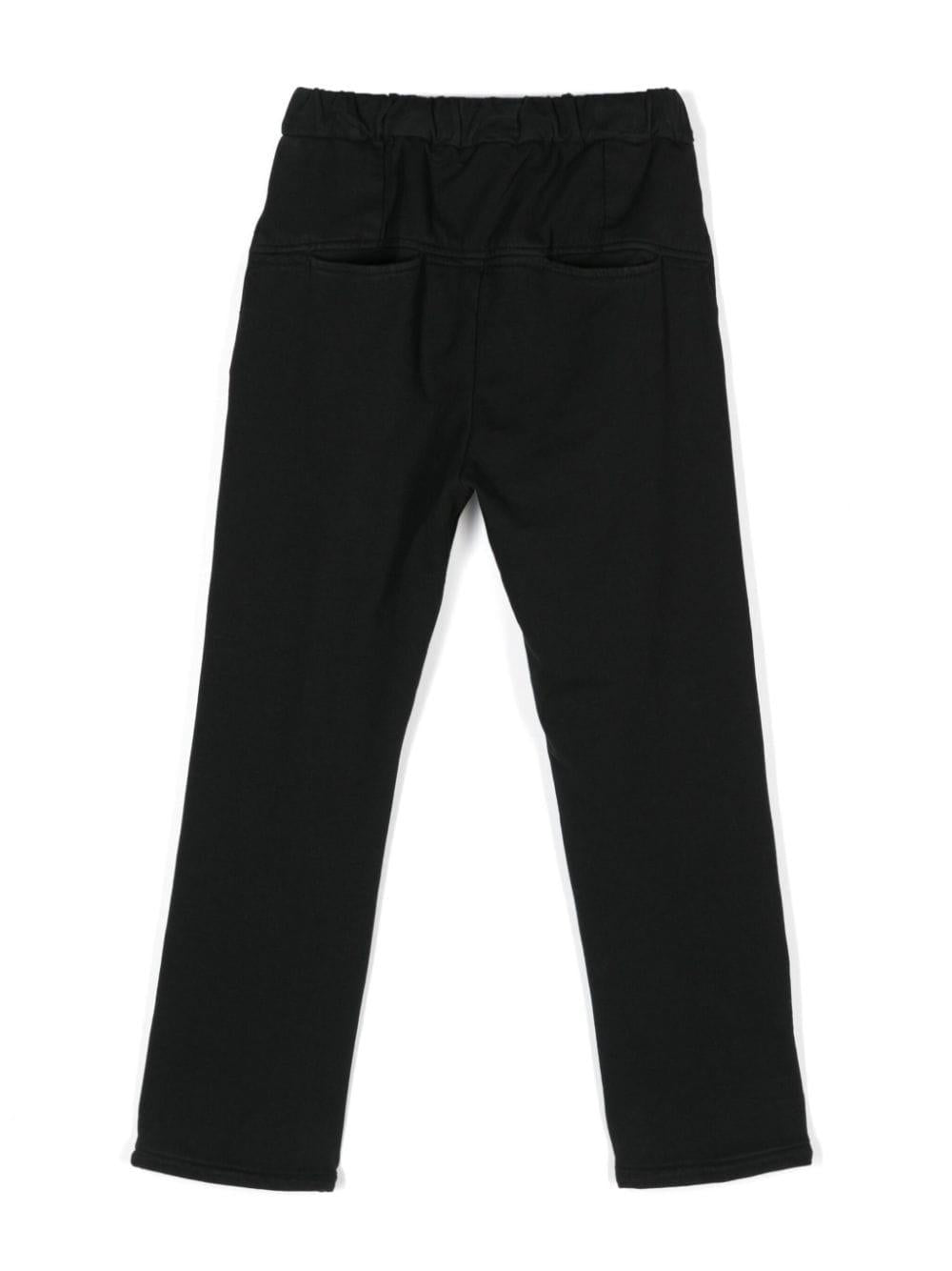 Pantaloni bianchi per bambino con logo sul retro Paolo Pecora Kids PP3870 NERO PAOLO PECORA KIDS 