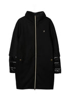 Cappotto per bambina Herno Kids nero con design imbottito CA000014G33344 9300 HERNO KIDS 