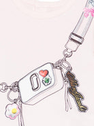 Completo t-shirt e shorts per bambina The Marc Jacobs Kids rosa con stampa grafica W60816 475 THE MARC JACOBS KIDS 