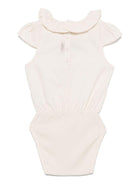 Body per neonata Donsje Madie beige con motivo con ricamo 3036900 00003 DONSJE 