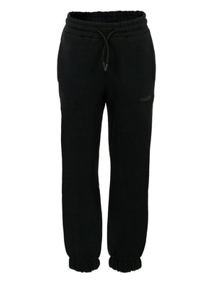 MSGM Kids black tracksuit bottoms with side pockets