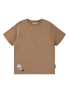 T-shirt per bambino Molo marrone con stampa grafica 1W25A212 5519 MOLO 