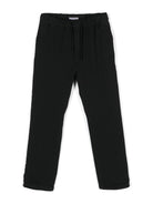 Pantaloni bianchi per bambino con logo sul retro Paolo Pecora Kids PP3870 NERO PAOLO PECORA KIDS 