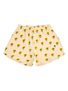 Shorts in cotone per bambina Bobo Choses beige con stampa girasole B125AC051 199 BOBO CHOSES 