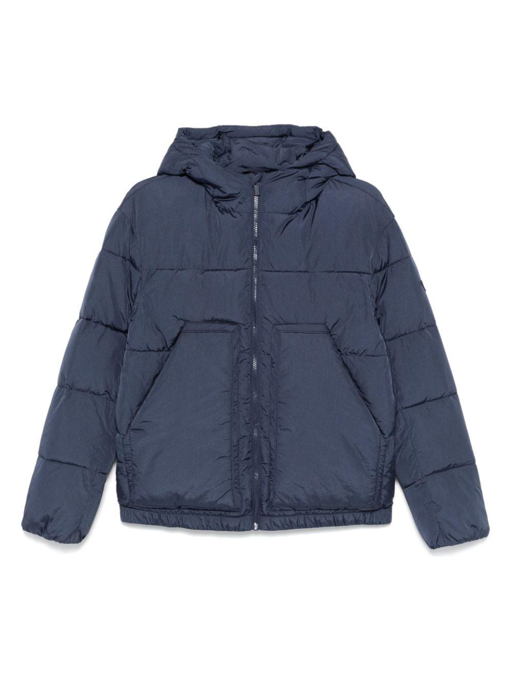 Piumino per bambino Emporio Armani Kids blu trapuntato con design imbottito 6D4BJA 1NFEZ 09T5 EMPORIO ARMANI KIDS 