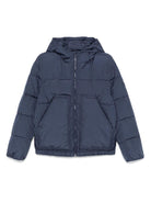 Piumino per bambino Emporio Armani Kids blu trapuntato con design imbottito 6D4BJA 1NFEZ 09T5 EMPORIO ARMANI KIDS 