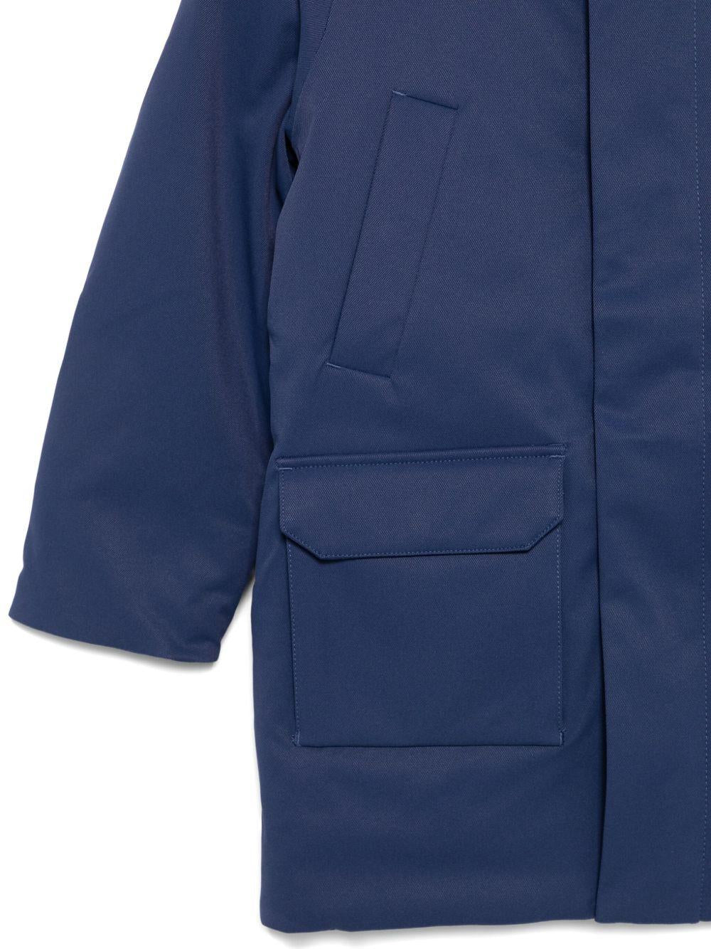 Giubbino per bambino K-Way Kids blu con dettaglio logo sul davanti K1128HW B2B K-WAY KIDS 