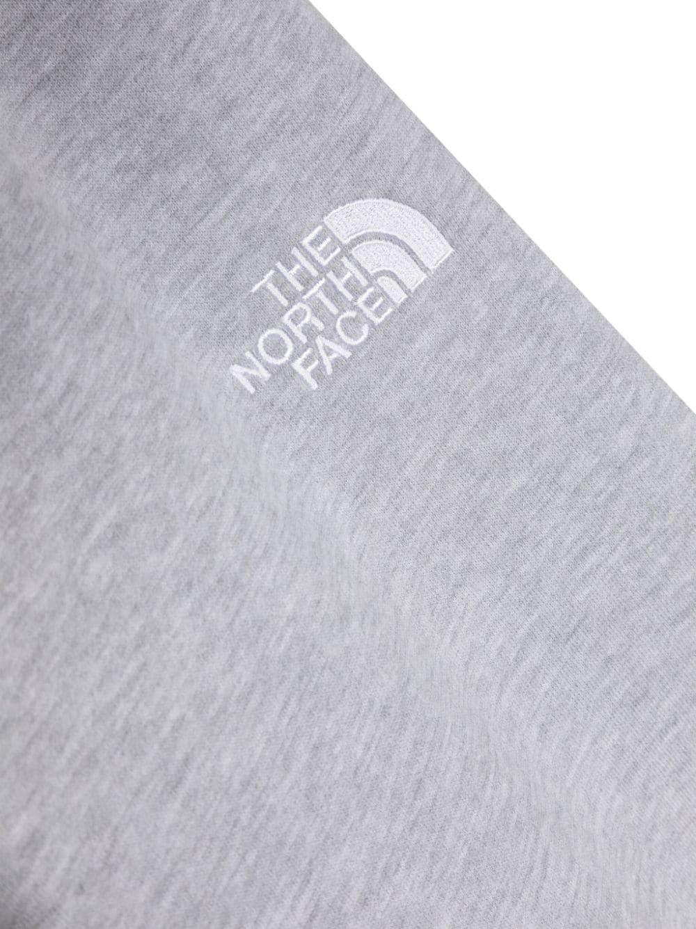 Pantaloni grigi per bambino sportivi effetto mélange con ricamo The North Face Kids NF0A89HU DYX1 THE NORTH FACE 